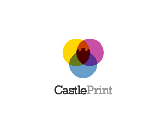 Vector Logo Design - Castle Print